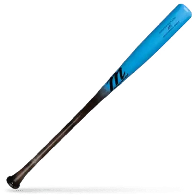 Marucci Pro AP5 Maple Wood Bat MVE4AP5-FL/BB – Flame Fade Baby Blue
