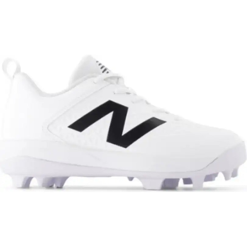 New Balance Youth J4040v8 Low Rubber Molded Cleat – White