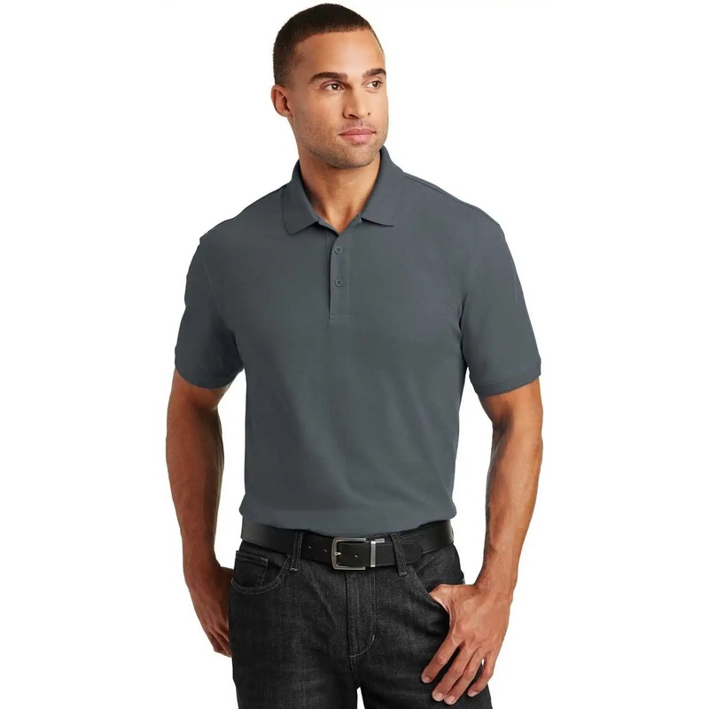 Port Authority K100 Core Classic Pique Polo – Graphite