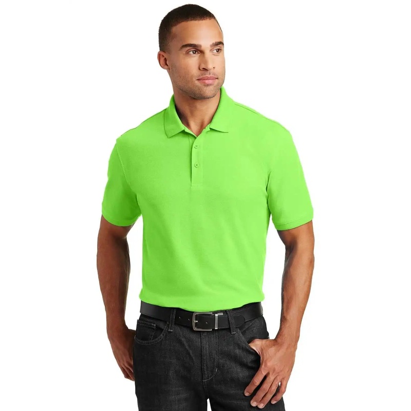 Port Authority K100 Core Classic Pique Polo – Lime