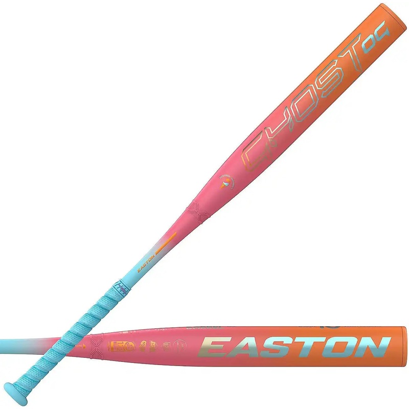 Easton 2025 Ghost OG Rainbow Sherbet (-10) Fastpitch Bat EFP5GHRS10 – Blue Pink Orange