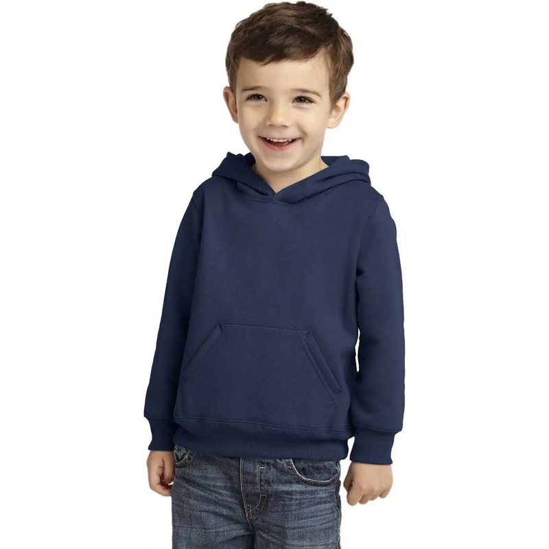 Port & Company CAR78TH Toddler Core Fleece Pullover Hooded Sweatshirt – Navy