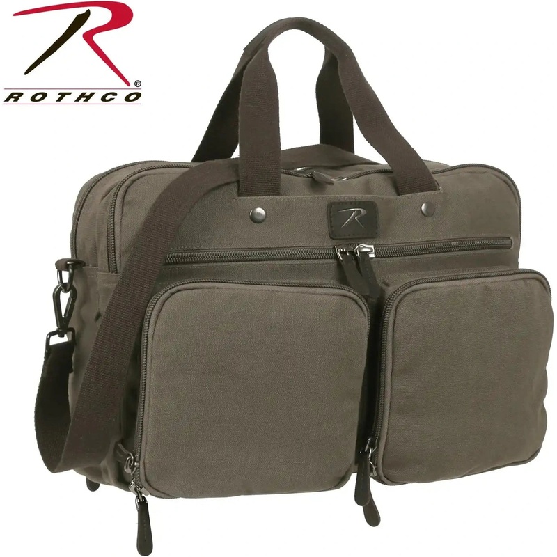 Rothco Canvas Briefcase Backpack