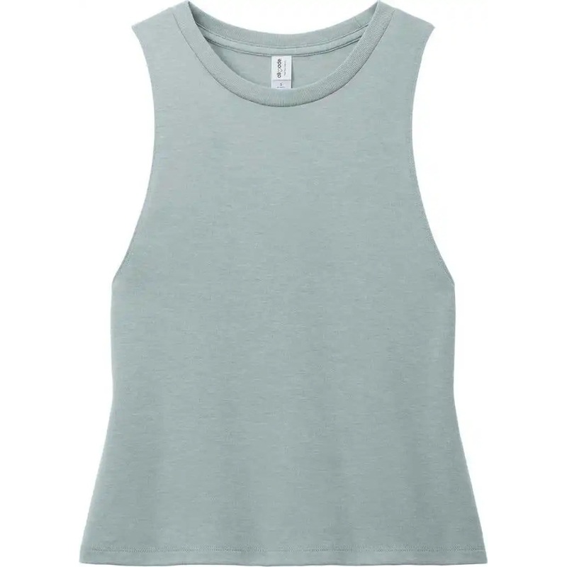 AllMade AL2020 Women’S Tri-Blend Muscle Tank – Aluminum Grey