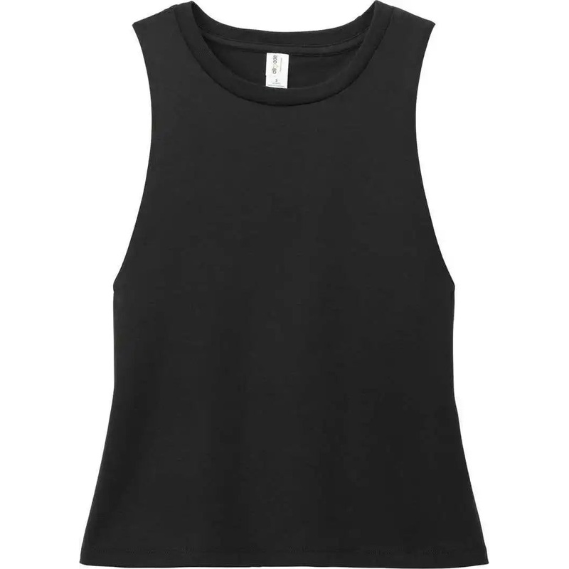 AllMade AL2020 Women’S Tri-Blend Muscle Tank – Deep Black