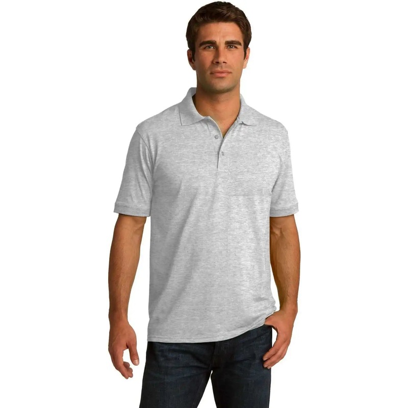 Port & Company KP55 Core Blend Jersey Knit Polo – Ash