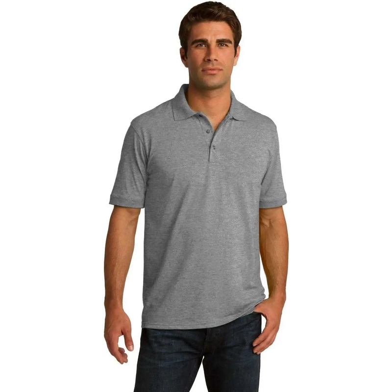 Port & Company KP55 Core Blend Jersey Knit Polo – Athletic Heather