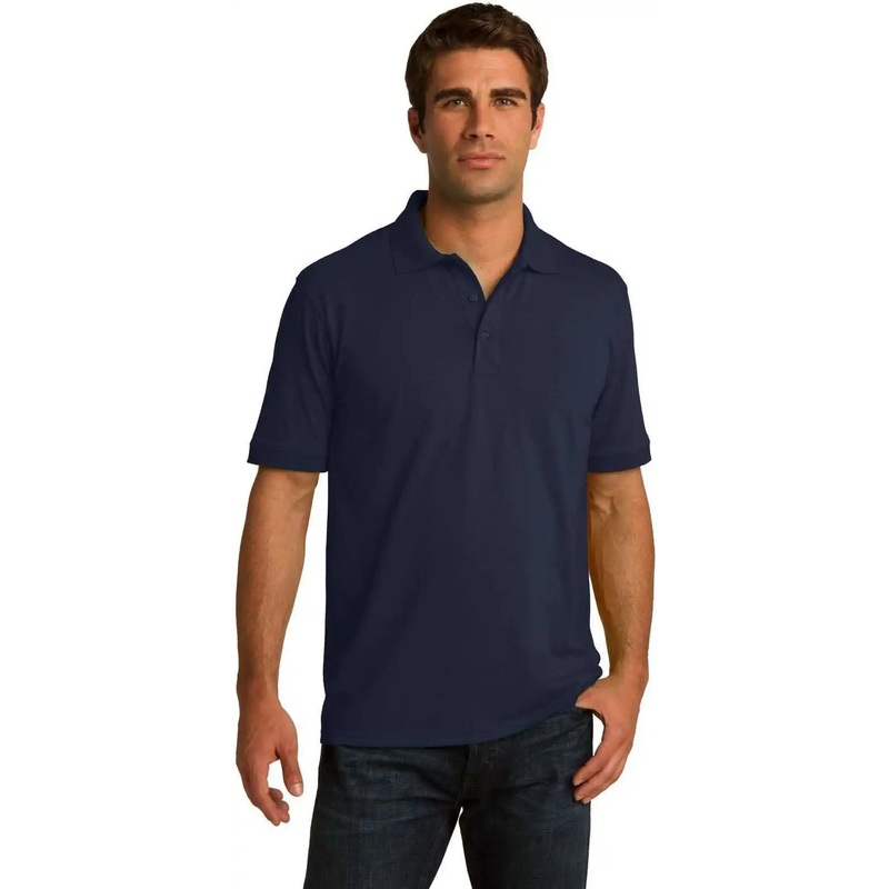 Port & Company KP55 Core Blend Jersey Knit Polo – Deep Navy