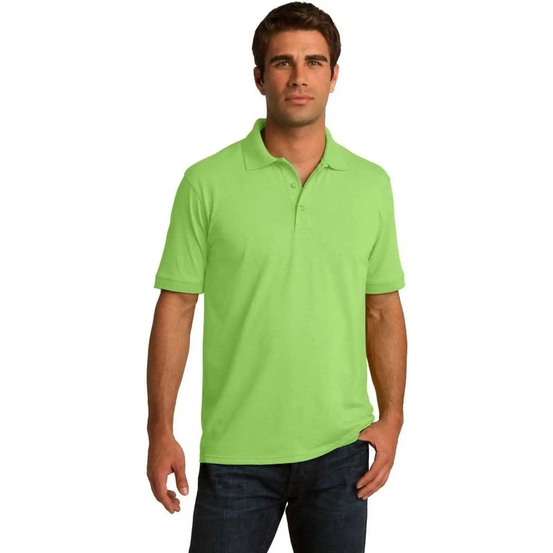 Port & Company KP55 Core Blend Jersey Knit Polo – Lime