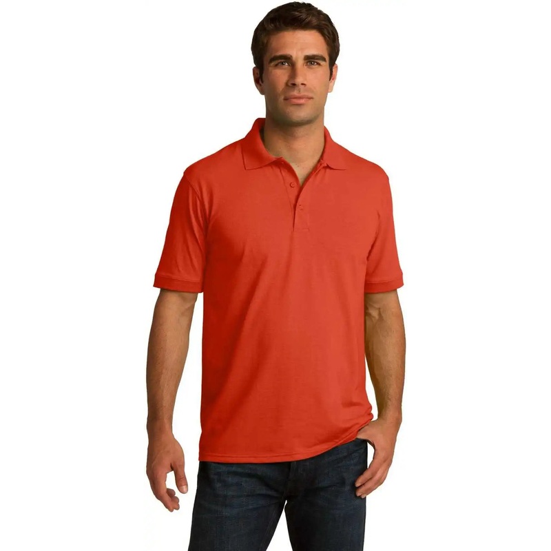 Port & Company KP55 Core Blend Jersey Knit Polo – Orange