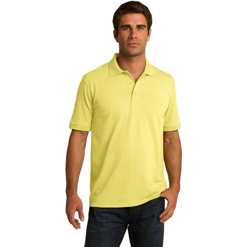 Port & Company KP55 Core Blend Jersey Knit Polo – Yellow