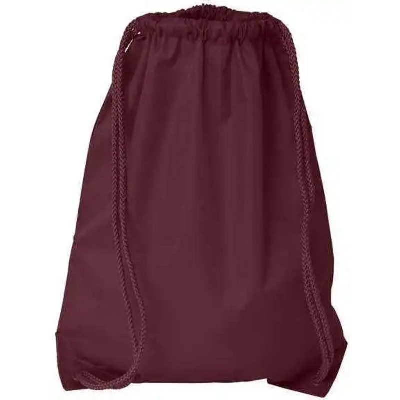 Liberty Bags 8881 Drawstring Pack with DUROcord – Maroon