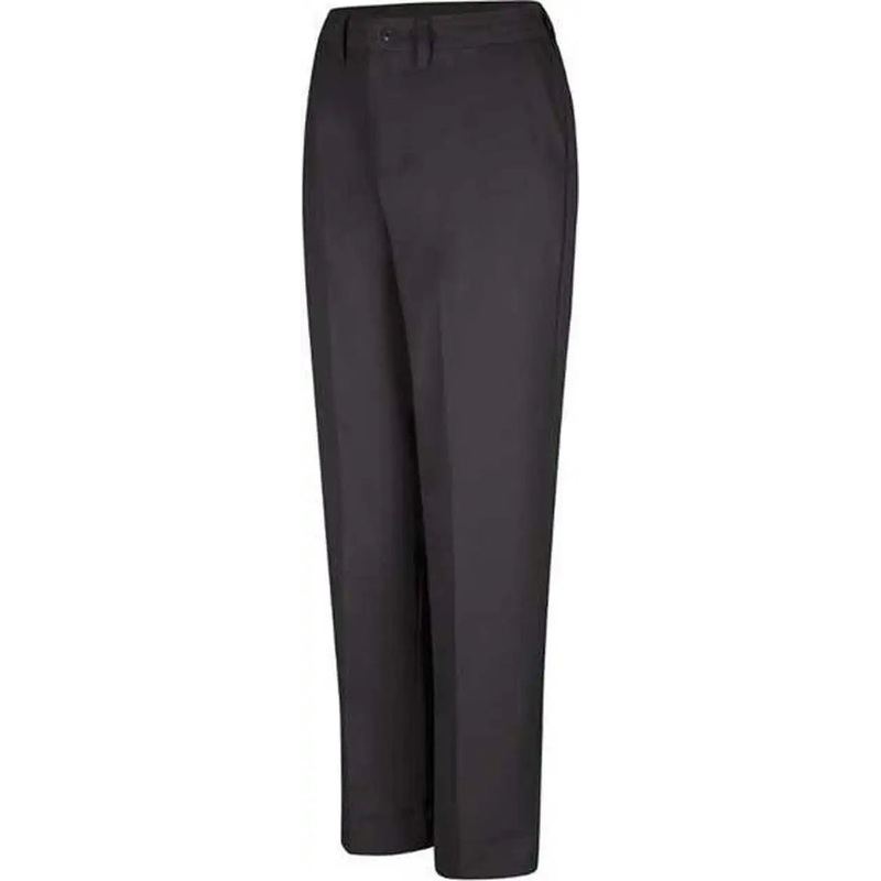 Red Kap PT61EXT Women’s Elastic Insert Work Pants – Extended Sizes – Black – Unhemmed