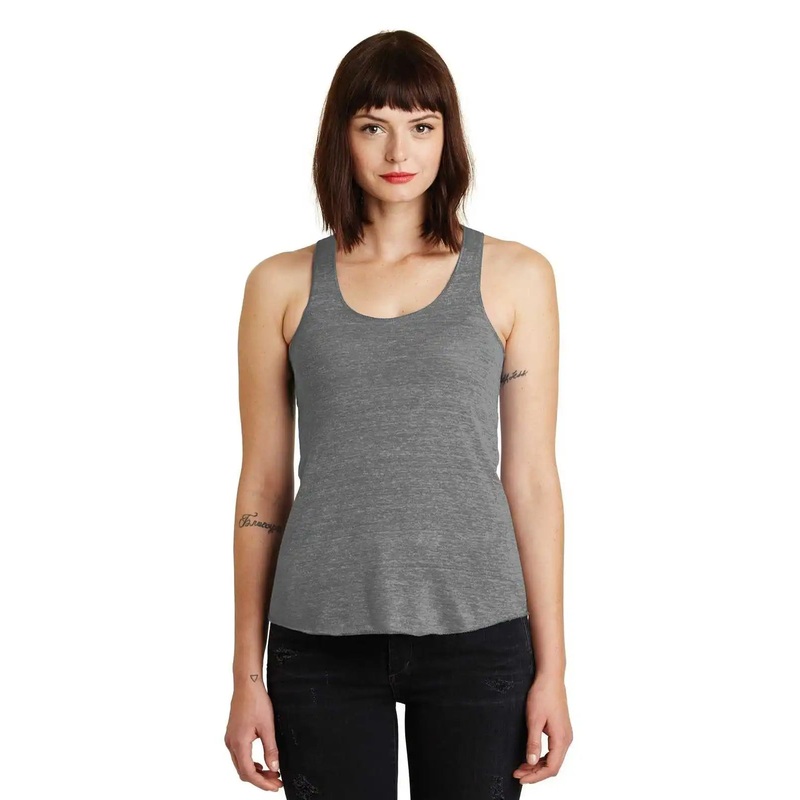 Alternative AA1927 Discontinued Women’s Meegs Eco-Jersey Racer Tank – Eco Gray