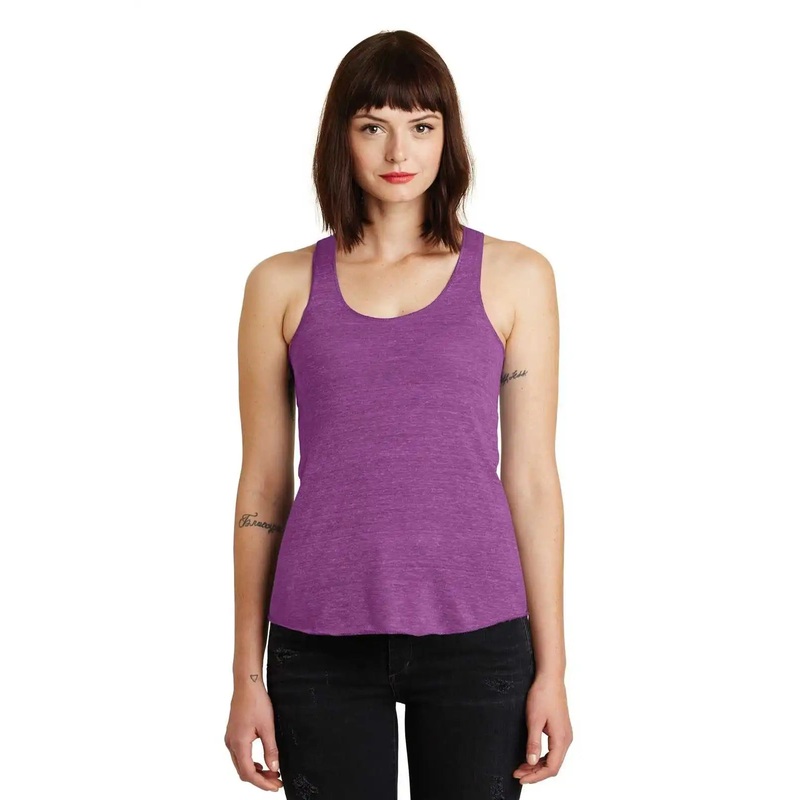 Alternative AA1927 Discontinued Women’s Meegs Eco-Jersey Racer Tank – Eco True Huckleberry