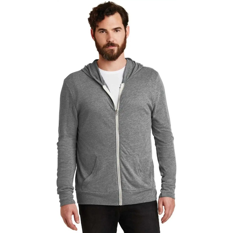 Alternative AA1970 Eco-Jersey Zip Hoodie – Eco Gray