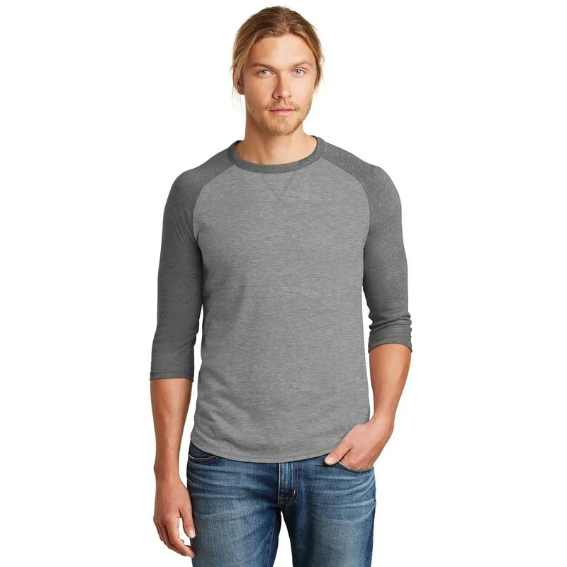 Alternative AA5055 Sideline Vintage 50/50 Tee – Smoke Vintage Coal