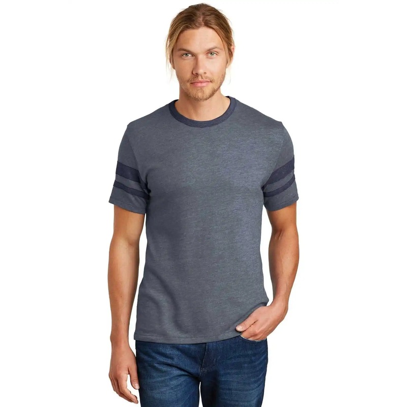 Alternative AA5055 Sideline Vintage 50/50 Tee – Vintage Navy Navy