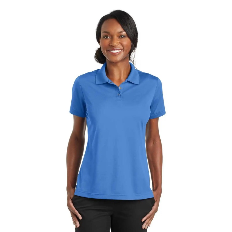 CornerStone CS422 Ladies Micropique Gripper Polo – Blue Lake