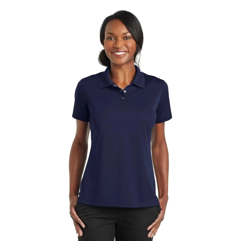 CornerStone CS422 Ladies Micropique Gripper Polo – True Navy