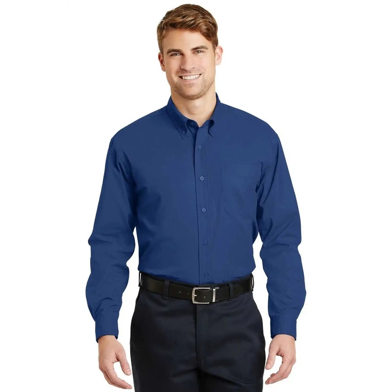 CornerStone SP17 Long Sleeve Superpro Twill Shirt – Royal