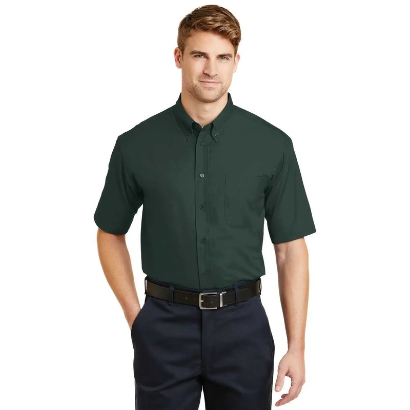 CornerStone SP18 Short Sleeve Superpro Twill Shirt – Dark Green