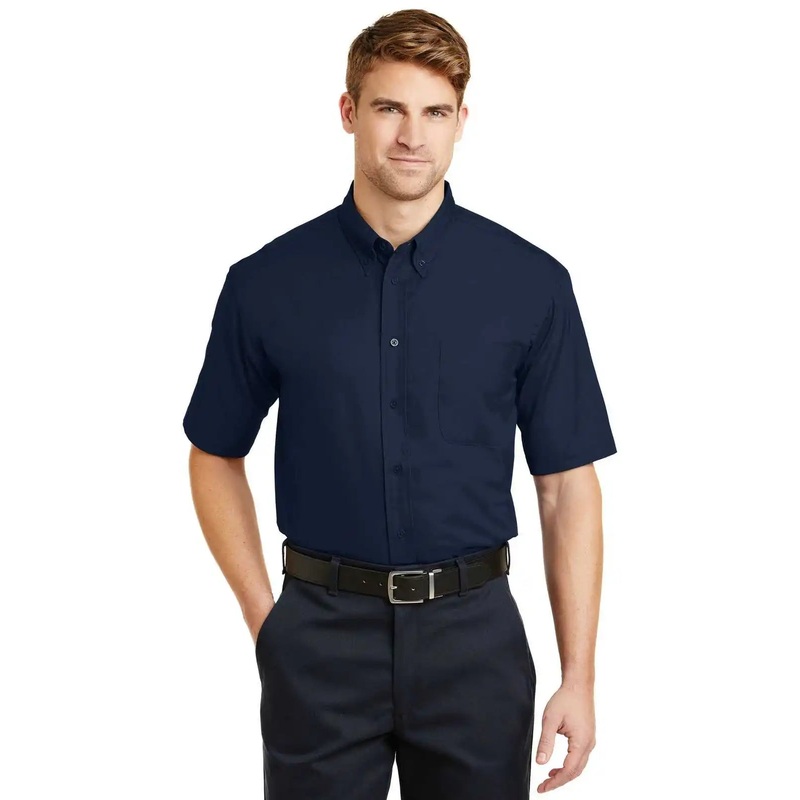 CornerStone SP18 Short Sleeve Superpro Twill Shirt – Navy