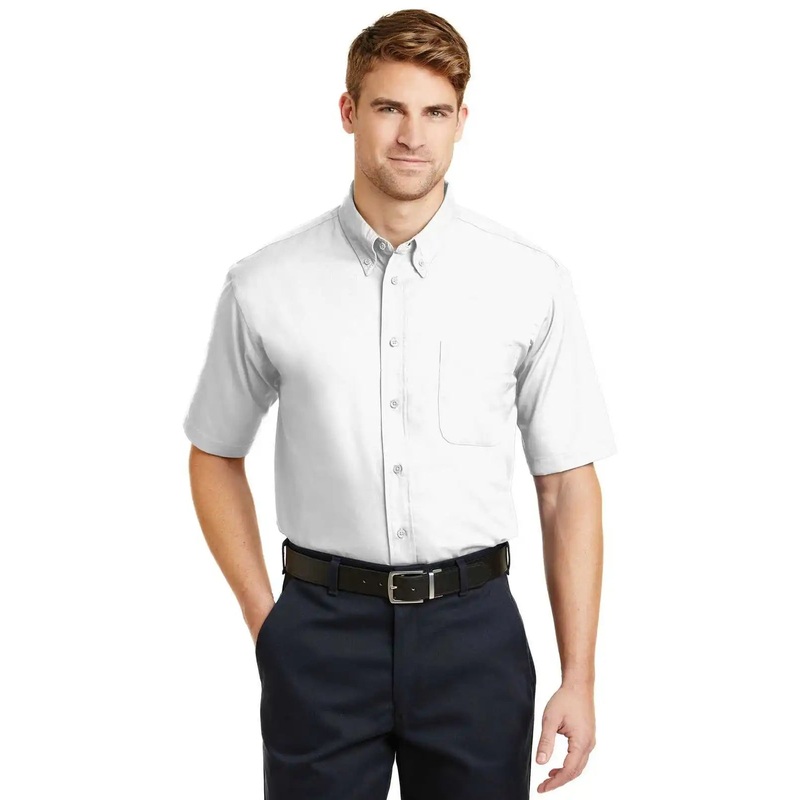 CornerStone SP18 Short Sleeve Superpro Twill Shirt – White