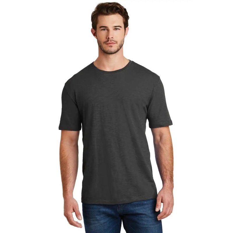 District DM3000 Super Slub Tee – Charcoal