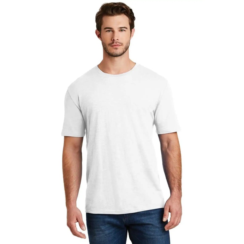 District DM3000 Super Slub Tee – White