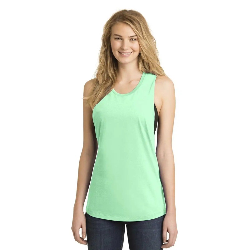 District DT6301 Women’s Fitted V.I.T. Festival Tank – Mint