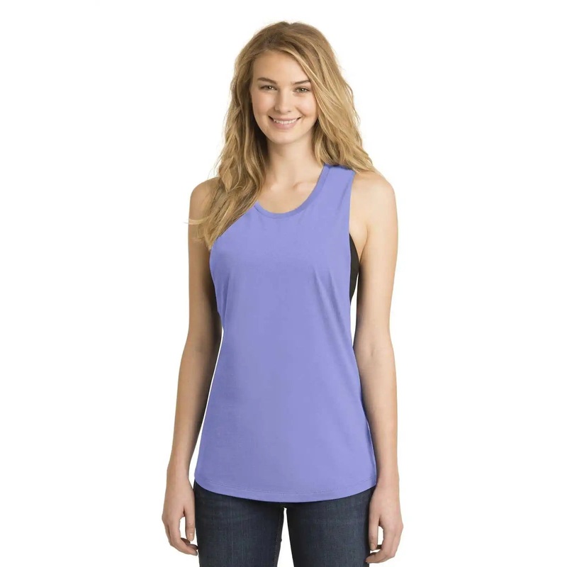 District DT6301 Women’s Fitted V.I.T. Festival Tank – True Violet