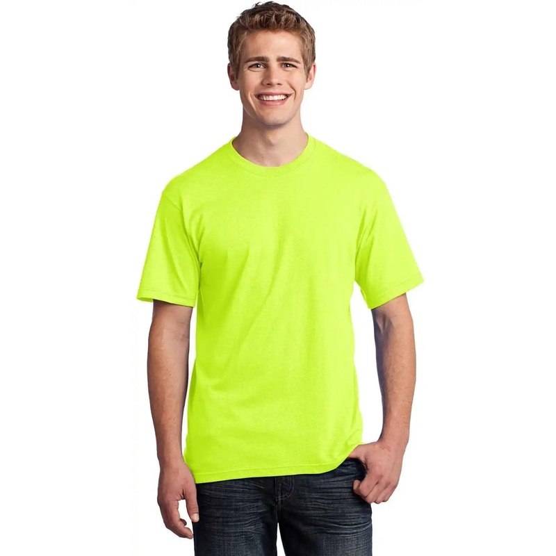 Port & Company USA100 All-American Tee – Safety Green