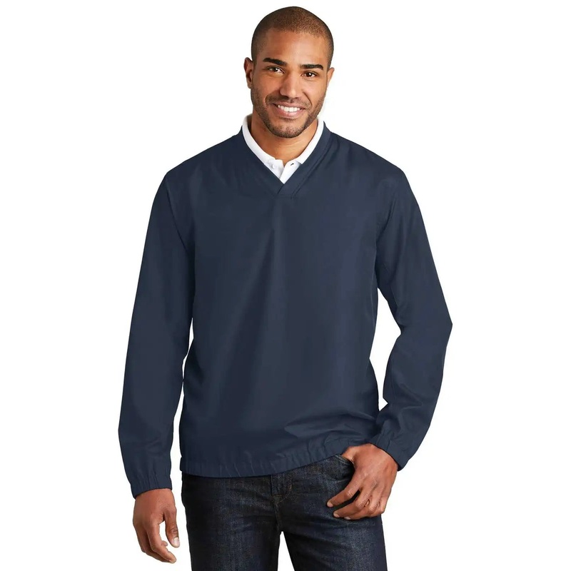 Port Authority J342 Zephyr V-Neck Pullover – Dress Blue Navy