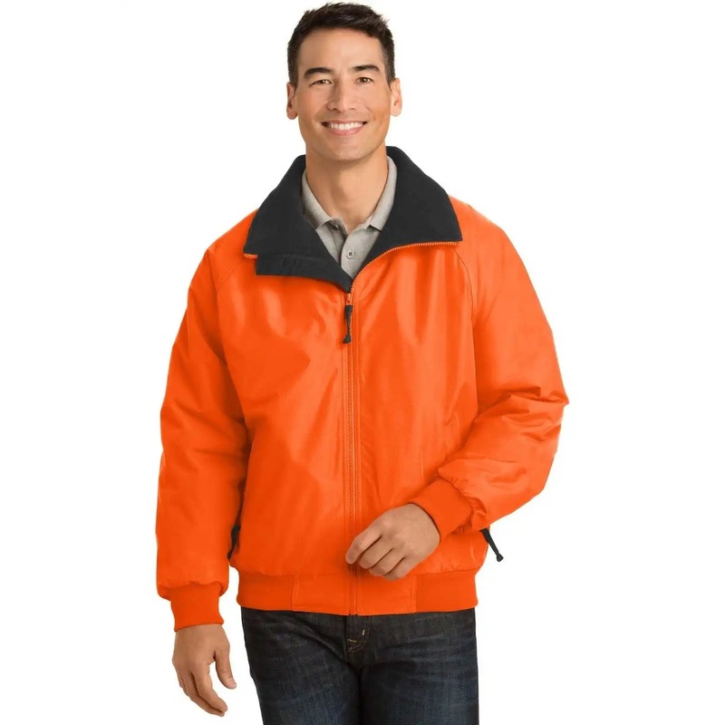 Port Authority J754S Enhanced Visibility Challenger Jacket – Safety Orange Black