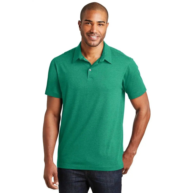 Port Authority K577 Meridian Cotton Blend Polo – Verdant Green