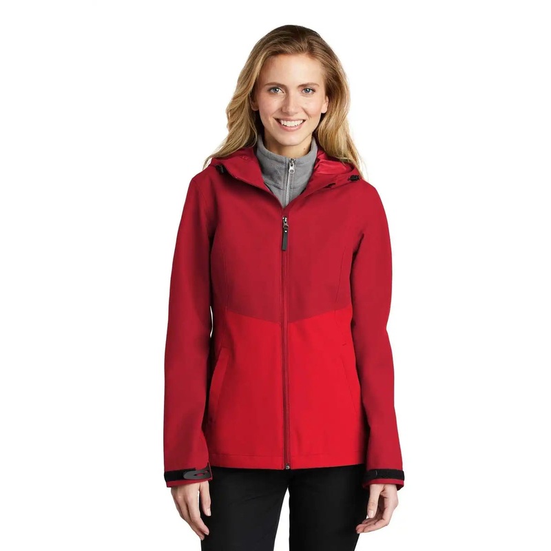Port Authority L406 Ladies Tech Rain Jacket – Sangria True Red