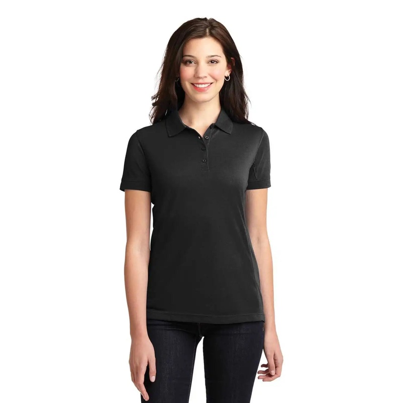 Port Authority L567 Ladies 5-In-1 Performance Pique Polo – Black