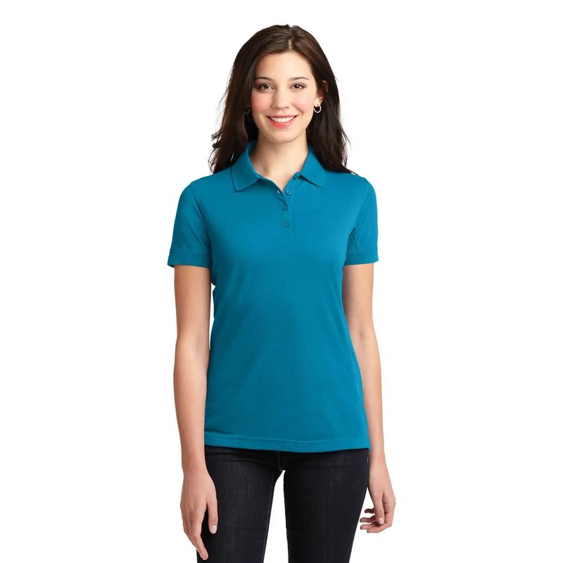 Port Authority L567 Ladies 5-In-1 Performance Pique Polo – Blue Wake