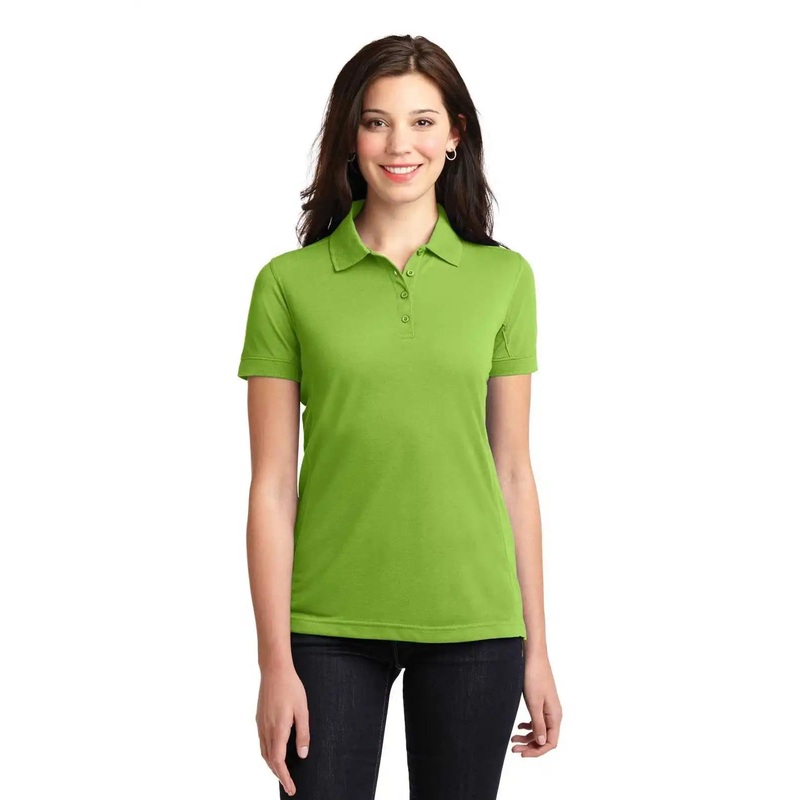 Port Authority L567 Ladies 5-In-1 Performance Pique Polo – Green Oasis