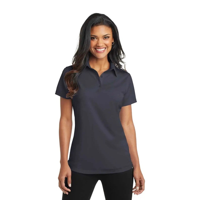 Port Authority L571 Ladies Dimension Polo – Battleship Gray