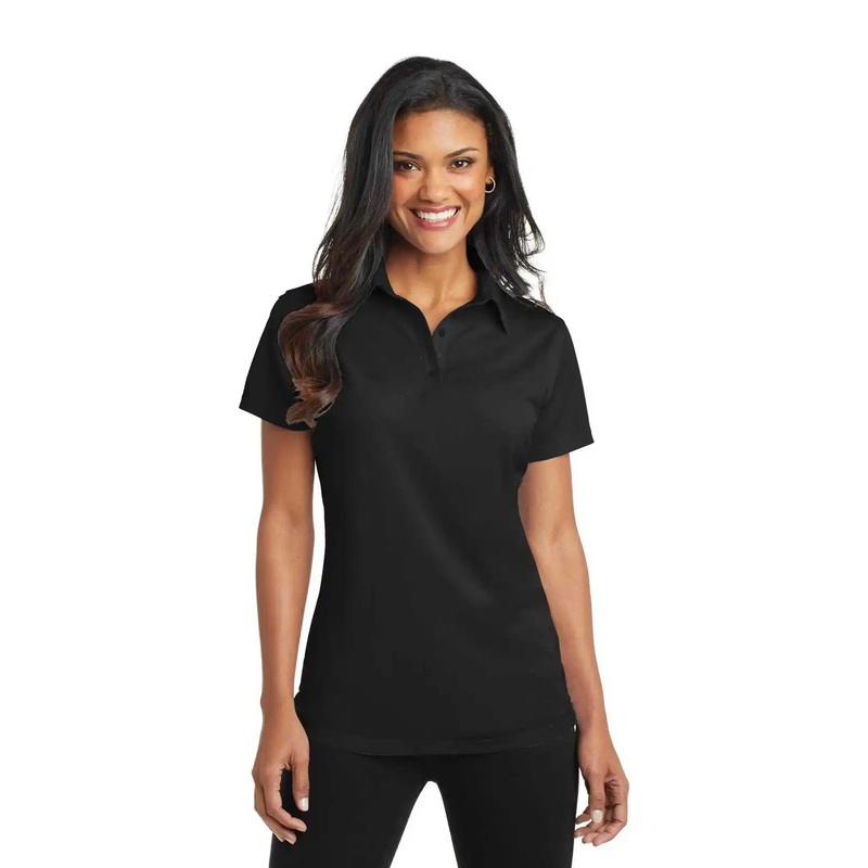 Port Authority L571 Ladies Dimension Polo – Black