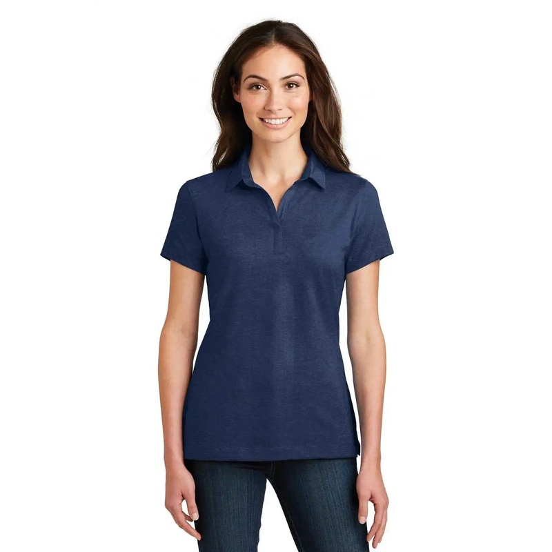 Port Authority L577 Ladies Meridian Cotton Blend Polo – Estate Blue