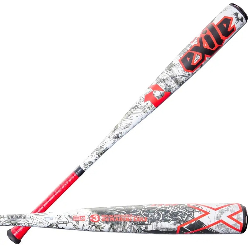 DeMarini 2026 Exile (-3) BBCOR Bat WBD2589010 – Teal  White Orange