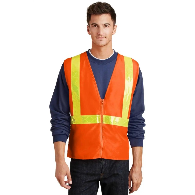 Port Authority SV01 Enhanced Visibility Vest – Safety Orange Reflective