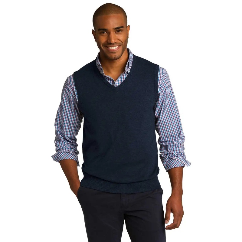Port Authority SW286 Sweater Vest – Navy