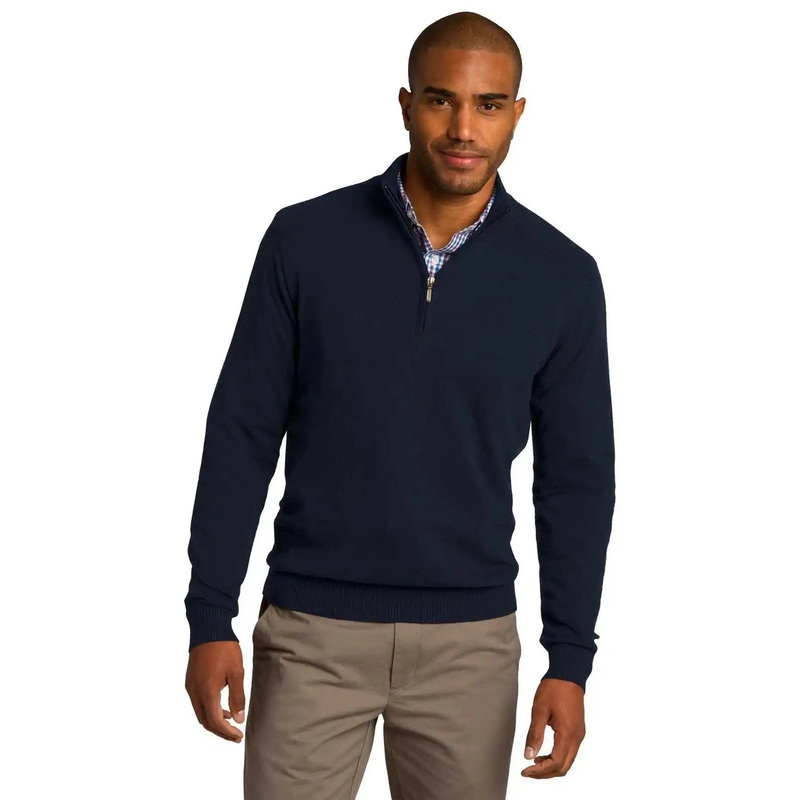 Port Authority SW290 1/2-Zip Sweater – Navy