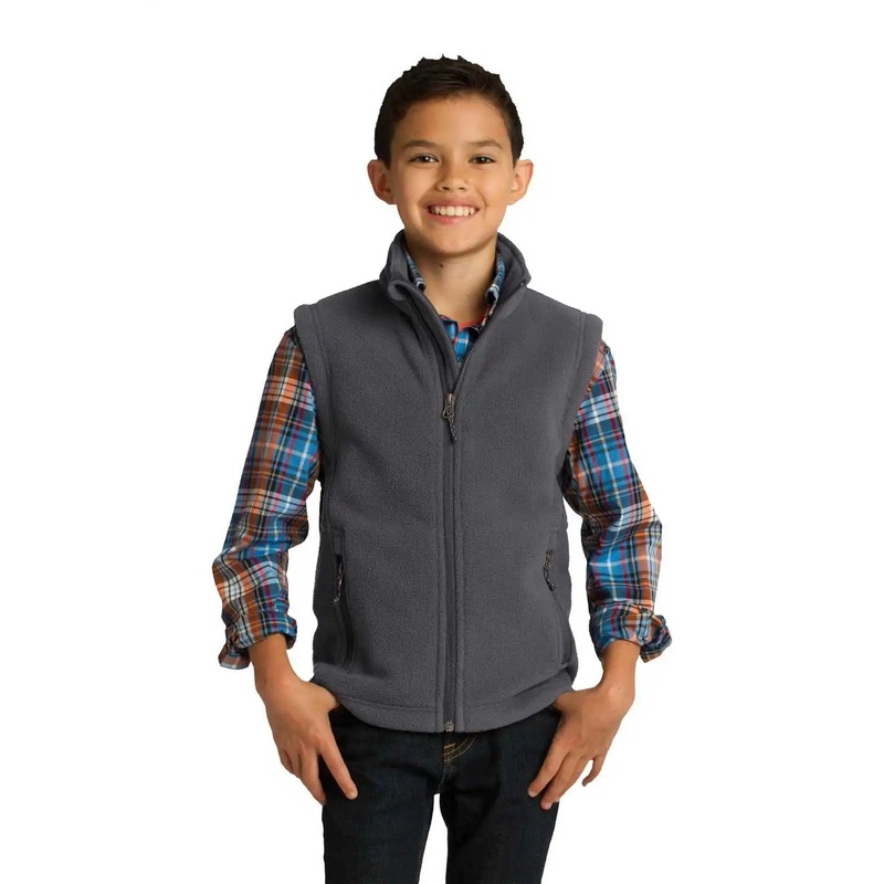 Port Authority Y219 Youth Value Fleece Vest – Iron Gray