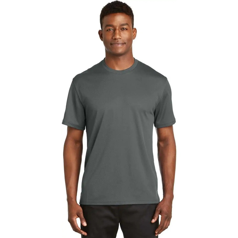 Sport-Tek K468 Dri-Mesh Short Sleeve T-Shirt – Steel