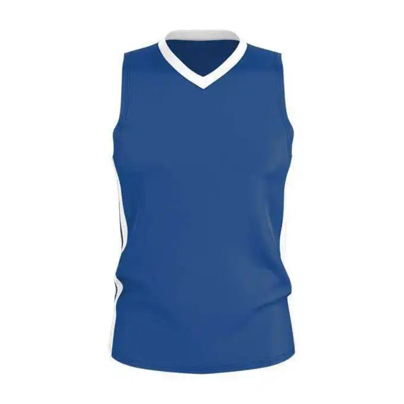 Alleson Athletic 538J Mens Single Ply Basketball Jersey – Royal White